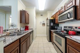 Senior-friendly kitchen design in Plano TX 55 community